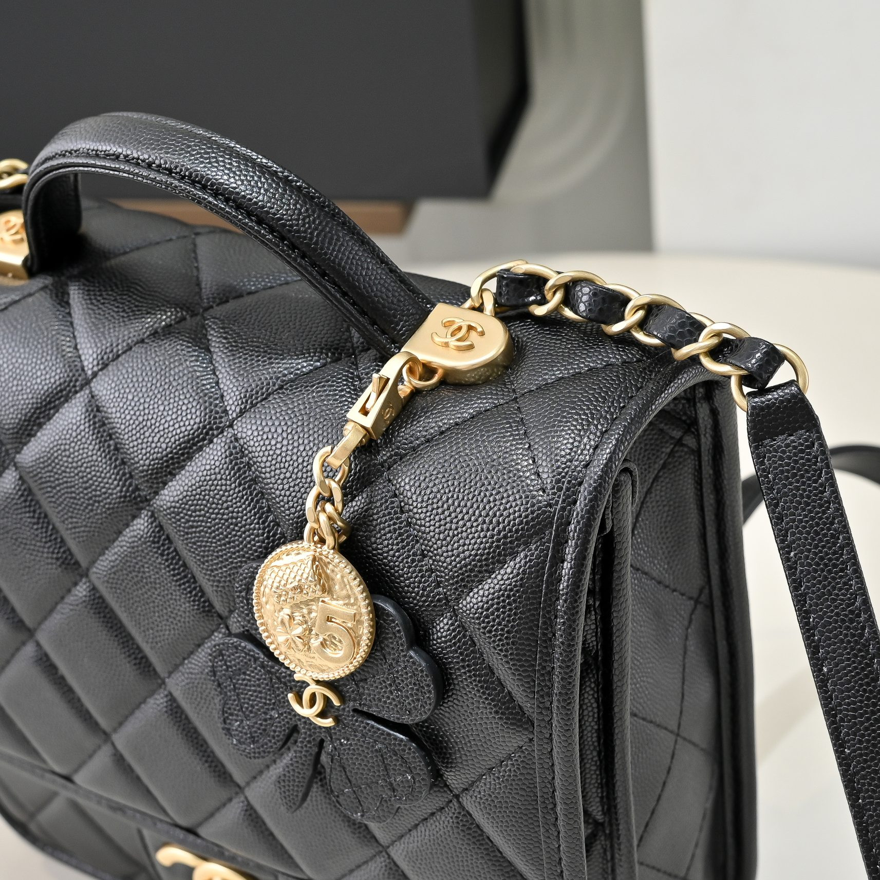 Ch*el backpack as5715 19.5x22x7cm