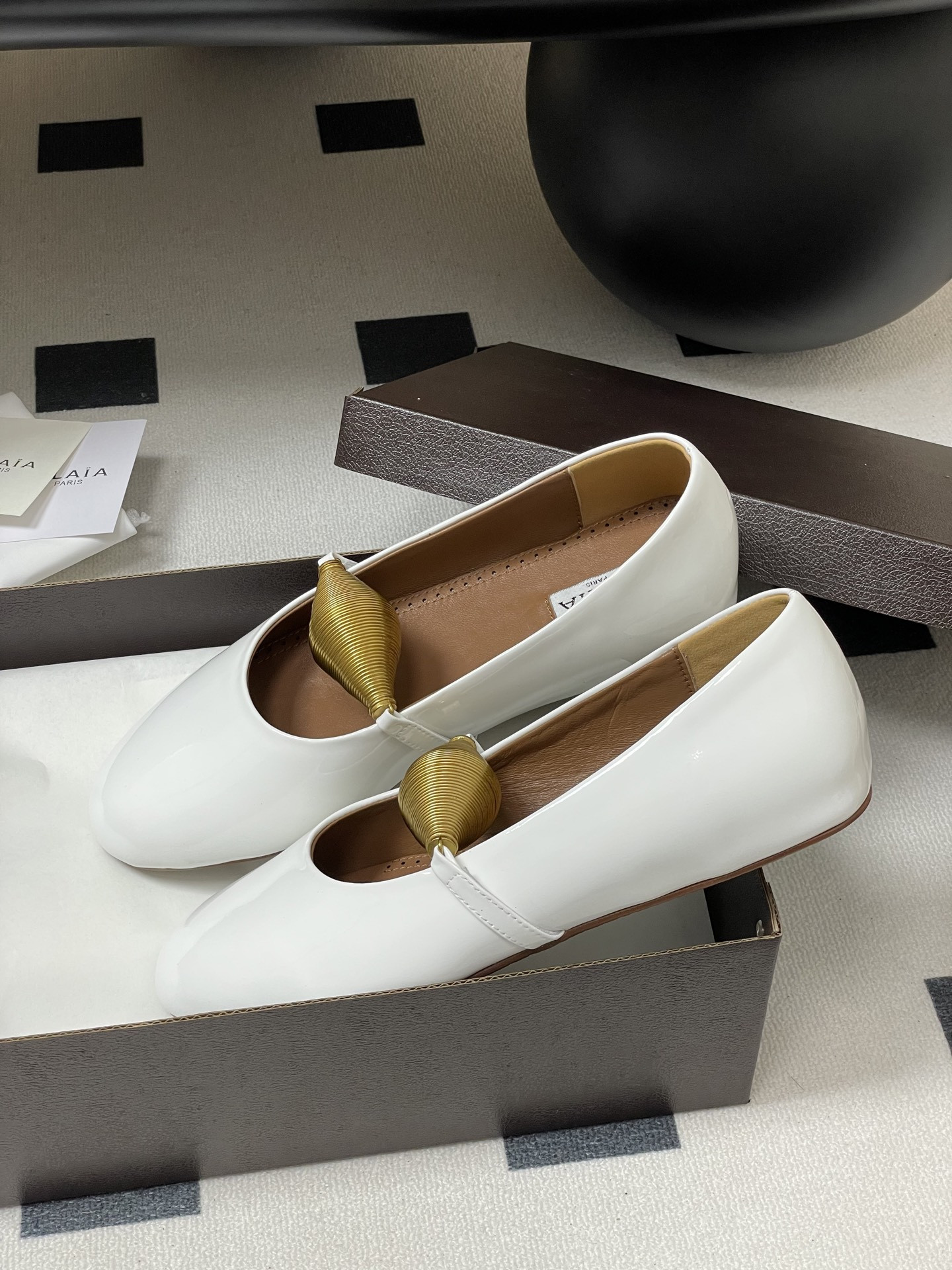 UA Alaïa Jewel Ballet Flats(Customized Size 7-10 days production time)