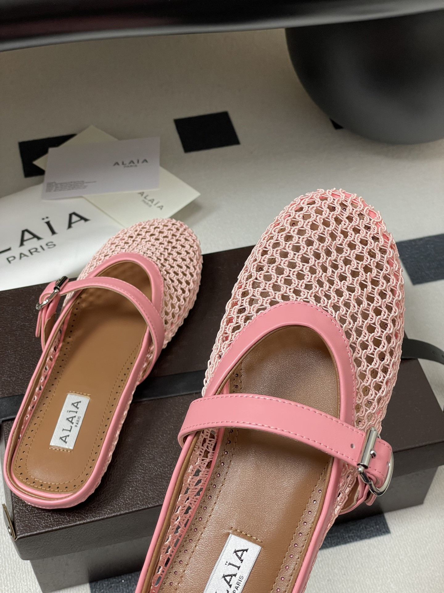 UA Alaia Flat Mules(Customized Size 7-10 days production time)