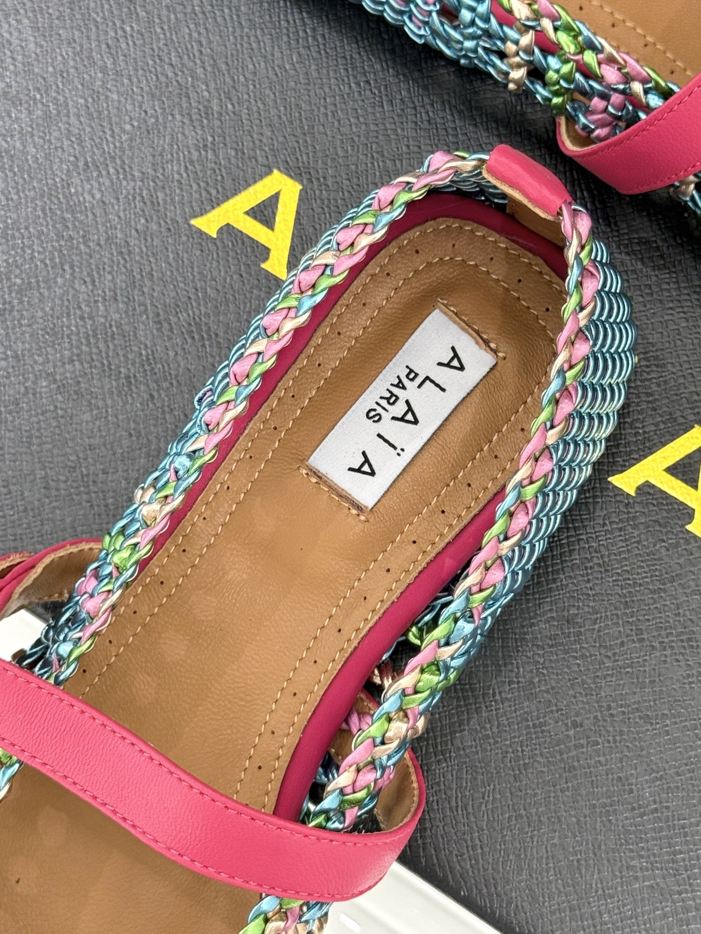 UA Alaïa Hollow Woven Mary Jane Flats(Customized Size 7-10 days production time)